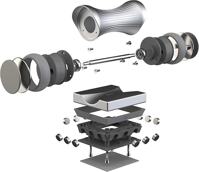 Premium Rolling Knife Sharpener - Sharpening Kit with 4 Angle System & 4 Stones - Aluminum Body with Guard - Case Included