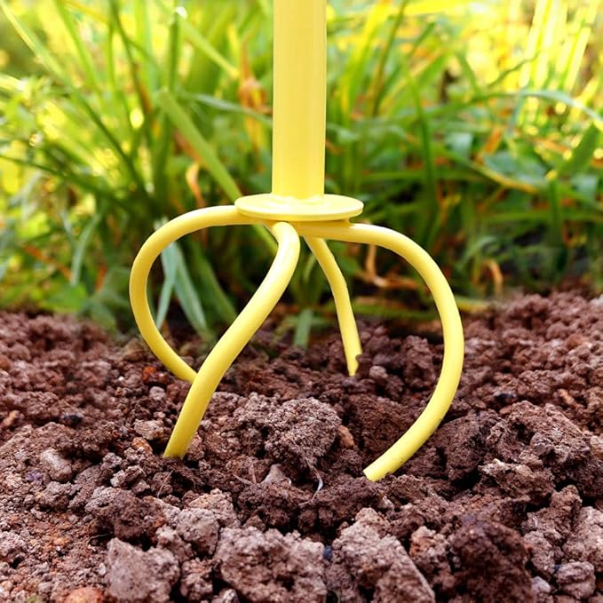Manual Twist Tiller for Gardening, Garden Claw Hand Tiller, Steel Cultivator Tiller Lawn Aerator Soli Lossener for Gardening Bed and Plant Box