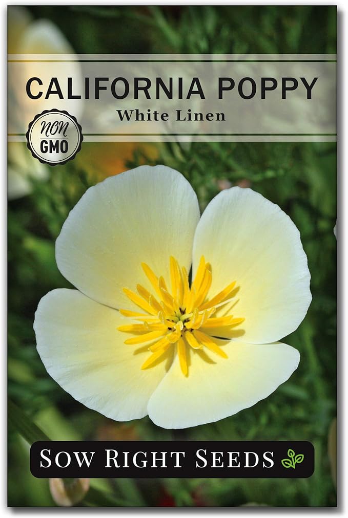 Sow Right Seeds - Dwarf Flower Seed Collection for Planting - Individual Packets of Zinnia Thumbelina, White Linen Poppy, Tetra Snapdragon, Dwarf Dahlia, and Sparky Marigold Non-GMO Heirloom Seeds