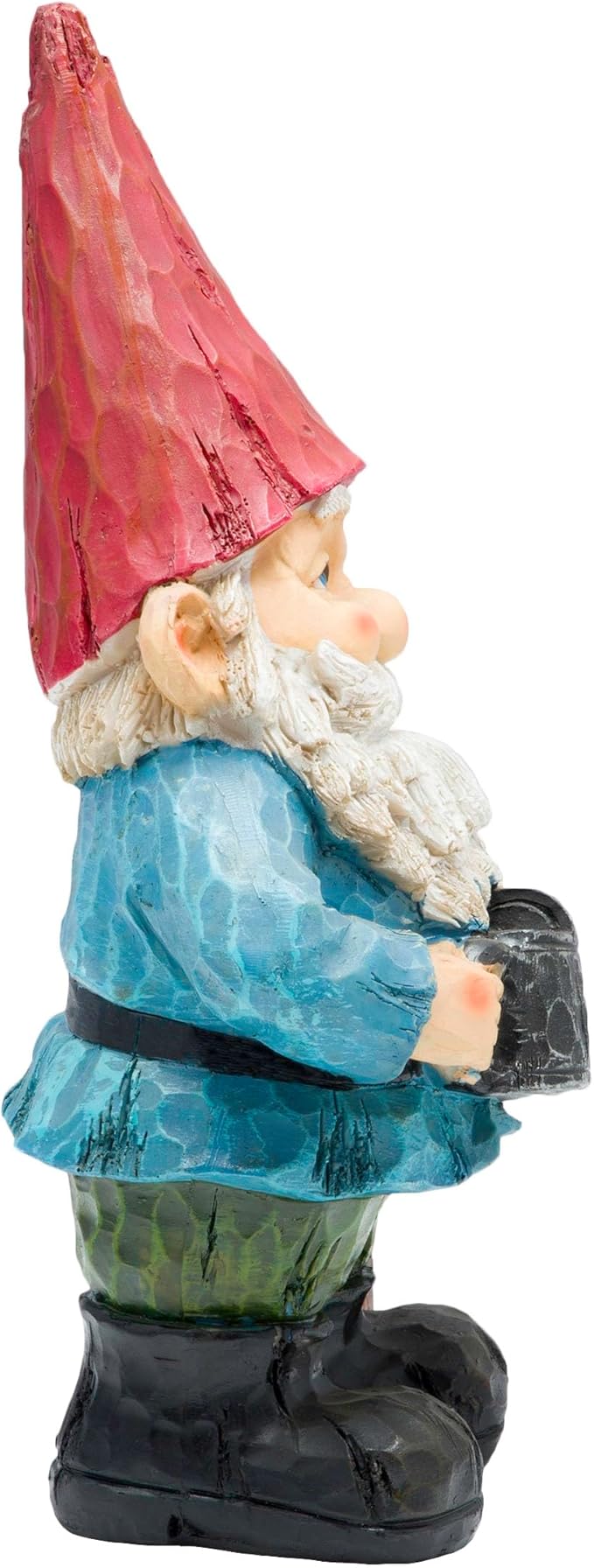 Alpine Corporation 12" Tall Welcome Outdoor Garden Gnome Yard Statue Decoration