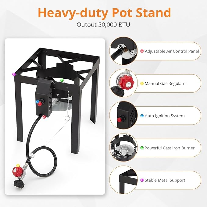 Turkey Fryer, Turkey Fryer and Fish Fryer Set,Turkey Deep Fryer Kit 30QT & 10QT Fryers, Aluminum Deep Fryer & Seafood Boiler Steamer for Crab, Shrimp, Lobster