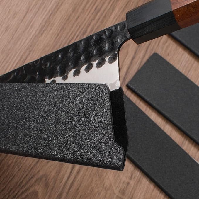 Premium Rolling Knife Sharpener - Sharpening Kit with 4 Angle System & 4 Stones - Aluminum Body with Guard - Case Included