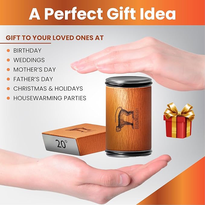 Diamond Rolling Knife Sharpener Kit - Manual Kitchen Knife Sharpener Set Multi-Angle Magnetic Holder(15° & 20°) Premium Magnetic Roller sharpener for Razor-Sharp Edges