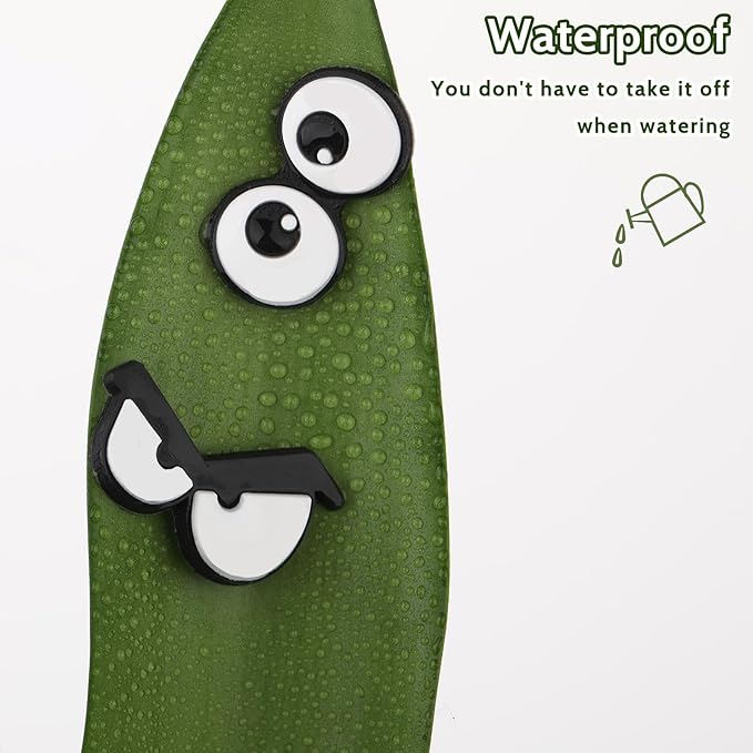 8Pcs Funny Plant Magnets Eyes Cute Soft Glue Plant Magnets Pin Charms Unique Magnetic Eyes Decoration Personality Plants Eye Accessories for Office Indoor Outdoor DIY Potted Plants Women Men Lover