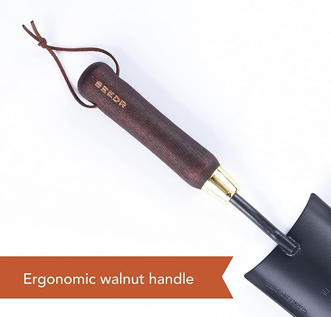 Outdoor Garden Tool Set, Stainless Steel Gardening Set - Garden Tool Organizer Bag, Garden Trowel, Cultivator, Transplanter, Weeder, Bypass Pruning Shears, and Garden Gloves–7pc Set