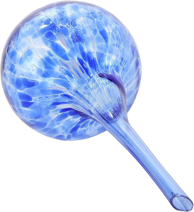 Trenton Gifts 6-Pack Plant Watering Globes - Self Watering Bulbs for Indoor & Outdoor Plants - Hand-Blown & Colorful Water Globes - Aqua Globes for Plants - Measures 6" L x 2.5" D. 150ml