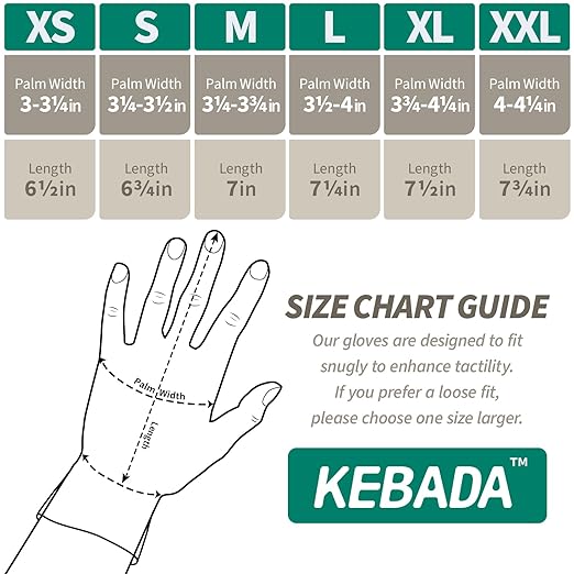 Kebada W1 Work Gloves for Men and Women, Touchscreen PU Coated Gloves with Grip, 50 Pairs Bulk Pack, Ideal for Warehouse Package Handling, Construction, Gardening, Green Medium