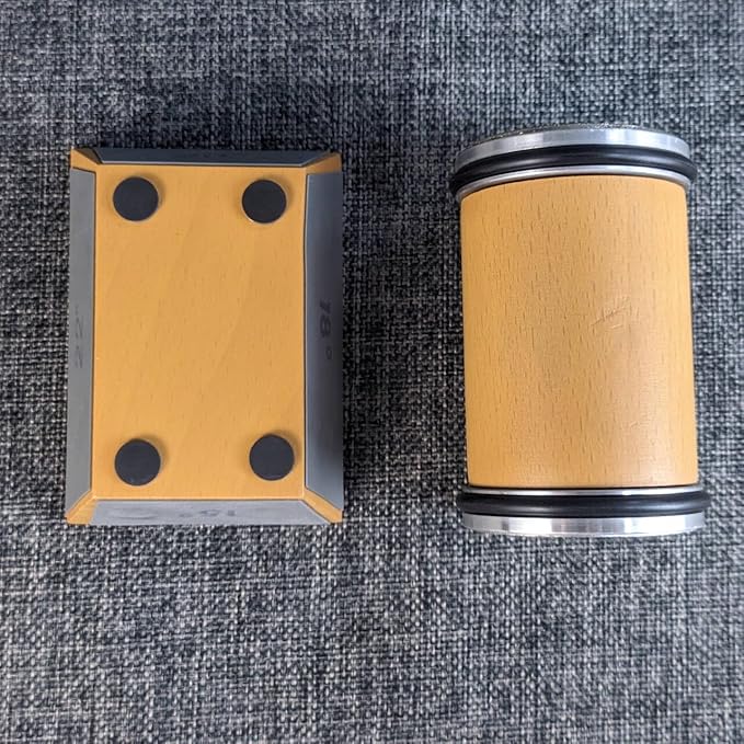 Beige Rolling Knife Sharpener, Rolling Sharpener Tool for Kitchen Knives - Knife Sharpener Kit Offers 15, 20, 18, & 22 Degree Sharpening