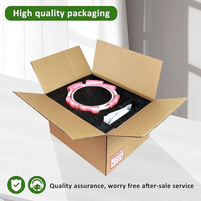 6.7 + 5.5 Inch Plant Pot, Ceramic Planter with Drainage and Saucer, Ceramic Pots for Plants, Indoor Plant pots,Ceramic Flower pots(Black + White, Plants NOT Included)