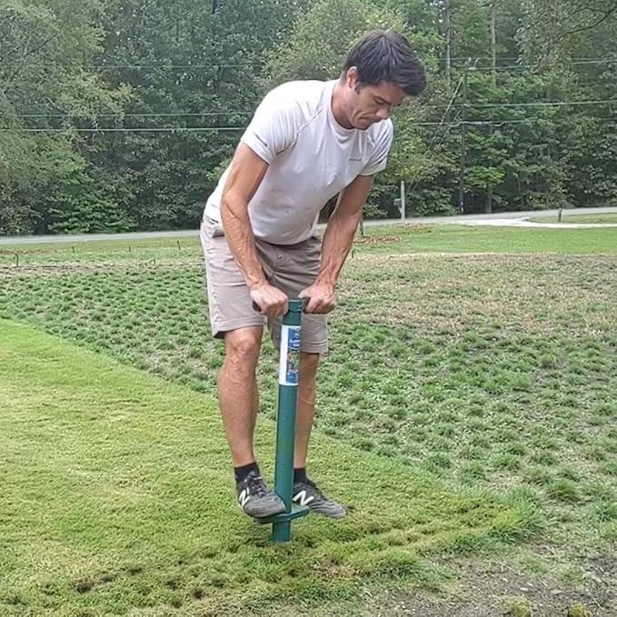5-in-1 Lawn and Garden Tool, Bulb Planter, Weeder or Weeding Tool, Sod Plugger, Annual Planter, Soil Test Probe