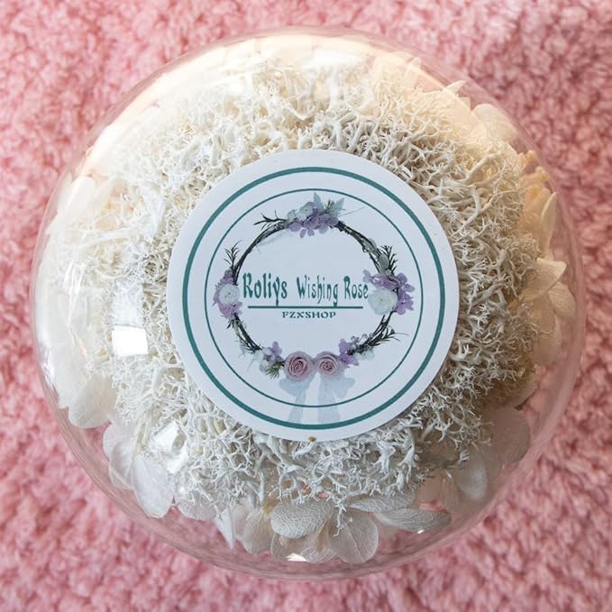 Preserved Real Roses with Colorful Mood Light Wishing Bottle,Eternal Rose,Never Withered Flowers, a Gifts for Women 4.3inch 1pcs (Yellow)