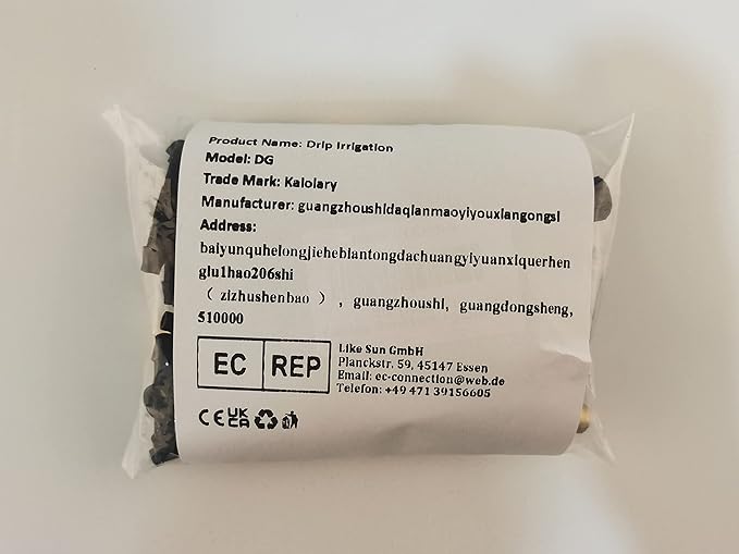 Kalolary Irrigation Nozzle Adjustable Copper Atomizing Nozzle Connect 4/7 Hose Tube Micro Nozzle Drip Irrigation Sprayer Garden Cooling Irrigation Equipment with 3-Way Drip Irrigation Connector