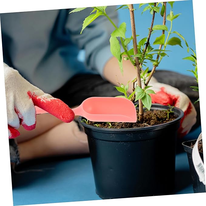 Sosoport 40 Pcs Digging Shovel Mini Shovel Soil Scoop Planting Shovel Trowel Small Trowel Black Urn Planter Garden Accessories Gardening Shovel Succulent Sander Planting Kit Succulents