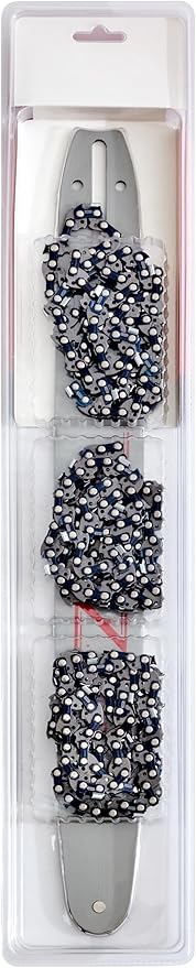 KAKEI 12 Inch Chainsaw Bar& Chain Combo for STIHL - 1/4" LP Pitch, .043" Gauge, 64 Drive Links for Stihl Pole Saws (3 Chains+ 1 Bar)
