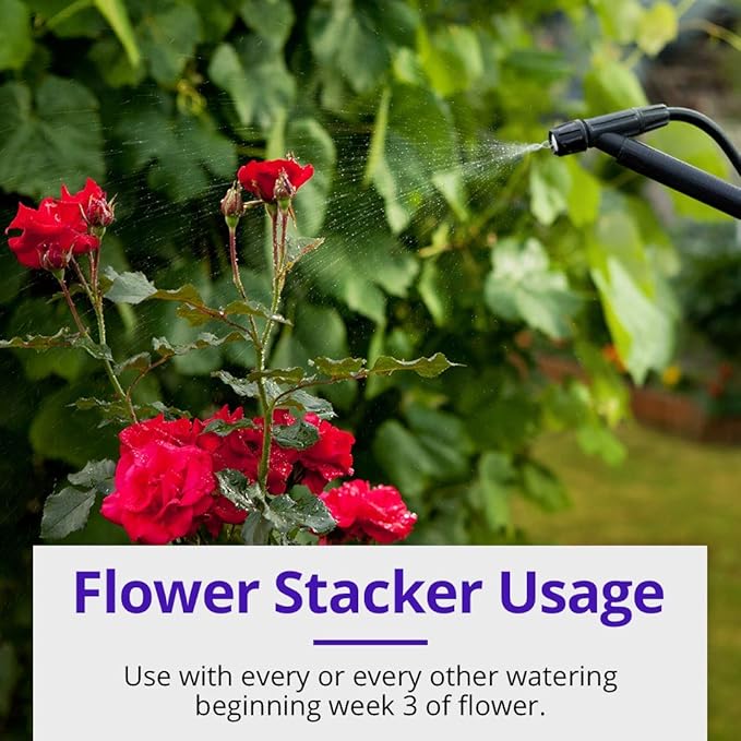 Humboldts Secret Flower Stacker – Best Flowering Formula for Bigger Harvests - Flowering Plant Food – Nutrient System for Potting Soil for Indoor & Outdoor Plants - 2.5 Gallons