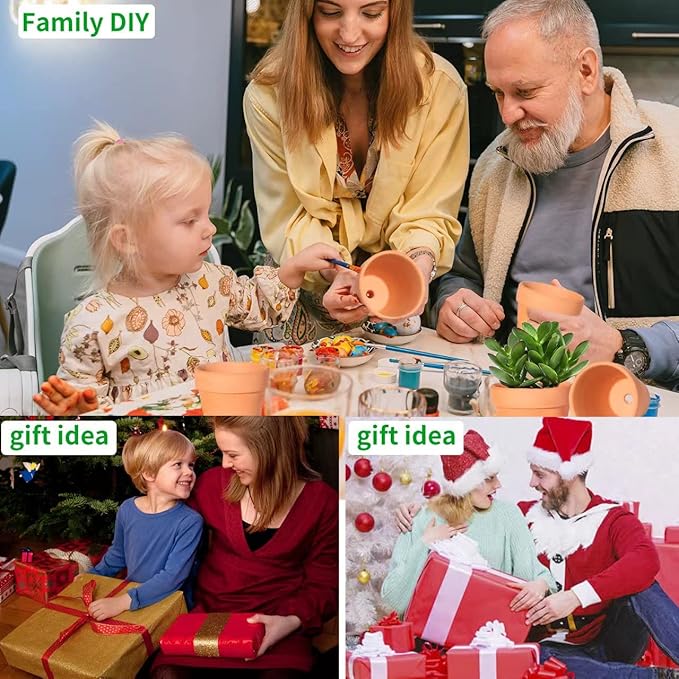 3 Inch Terracotta Pots with Saucer-20 Pack,Cactus Terra Cotta Flower Pots with Drainage,Succulent Nursery Clay Pots Great for Plants,DIY Crafts, Wedding Favor