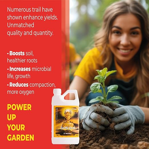 Cal Mag for Plants and Kelp Fertilizer for Plants. Use as Soil, Coco Coir, and Hydroponic Nutrients Plant Food - Earth force 2-0-0 - Calmag Plant Fertilizer Indoor Potted Plants - 1.28 Gallon (163 OZ)