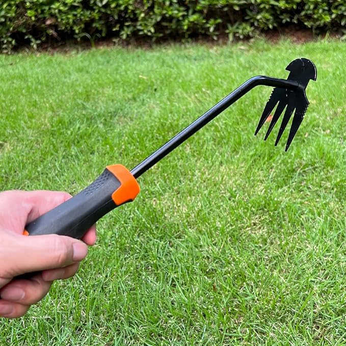 Weed Remover Tool,2024 New Weeding Tools Gardening,Weed Puller Tool with Long Handle (Plastic Handle Black)