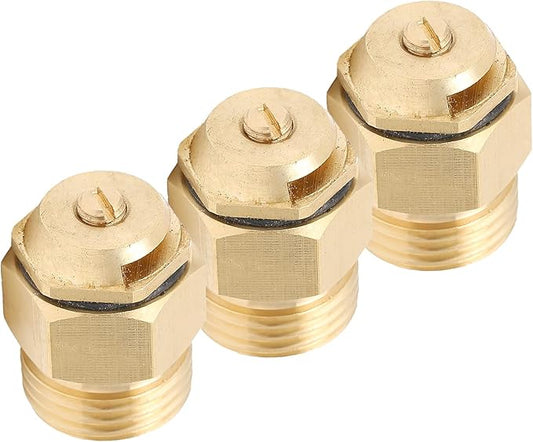3PCS G1/2 Refraction Sprinkler Nozzle, Adjustable Copper Micro Sprinkler Head Garden Irrigation Accessories, for Watering Lawns, Plants, Flowers, Vegetables