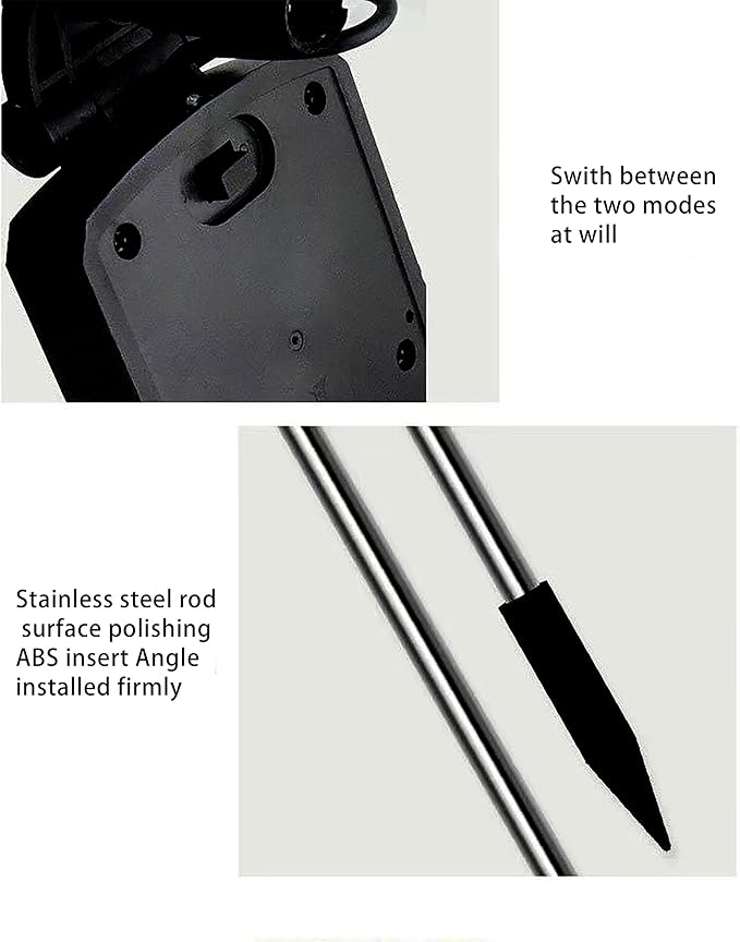 RAYLIDA Solar Lights Outdoor Decorative - 3 Pack Hydrangea Solar Garden Stake Lights, Multicolor, 10"L x 10"W x 27.5"H