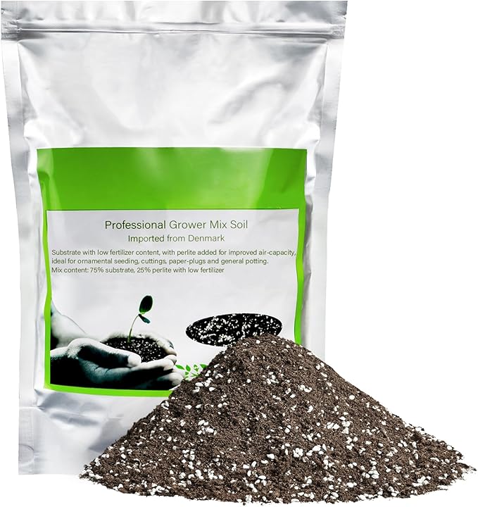 Succulent Cactus Potting Soil Mix (2 qt), All-Purpose Garden Soil for Indoor Outdoor Plants, Quick Drain Houseplant Orchid Bonsai Soil, Ready-to-Use Perlite Soil, Resealable Bag Design