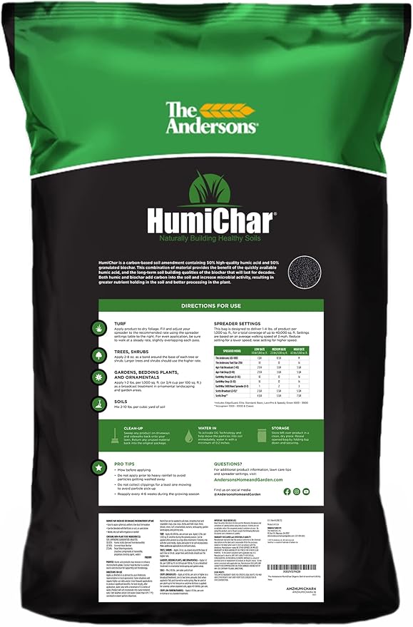 The Andersons HumiChar Organic Soil Amendment with Humic Acid and Biochar (40 lb)
