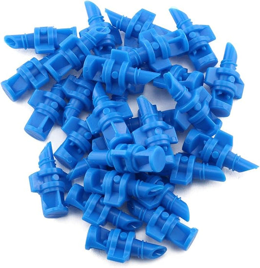 E-outstanding Spray Nozzle 40PCS Micro 90Degree Garden Lawn Water Spray Sprinklers Misting Water Refraction Automizing Sprayer Irrigation System Accessories