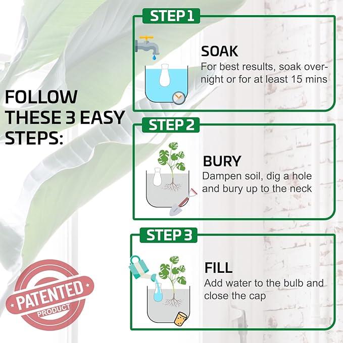 Ollas Plant Watering Globes - Terracotta Self Watering Planter Insert - Watering Bulbs for Indoor and Outdoor Plants with Easy Top Refill System - Set of 4 (Jade Green)