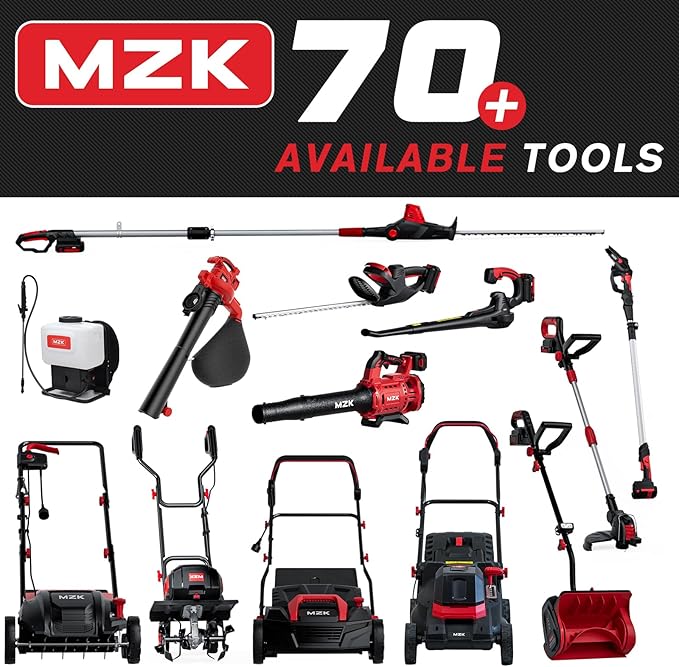 MZK 15-inch 2-in-1 Electric Dethatcher and Scarifier w/Removeable 5-Position Height Adjustment,Lawn dethatcher w/12-Gallon Thatch Collection Bag,Keep Lawn Health,(DS15A06)