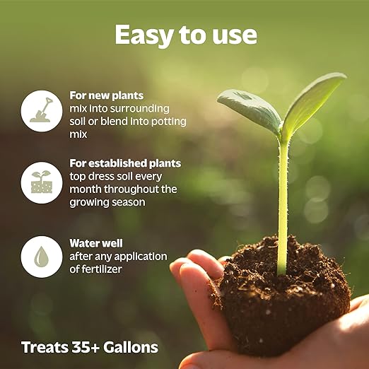 Organic All Purpose Fertilizer - Natural Herb, Vegetable & Tomato Fertilizer - Kelp & Alfalfa Meal for Strong & Healthy Plants & Soil - 2lbs
