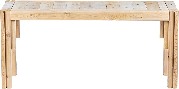 Greenes Fence Cedar Storage Shelf, 44 in. x 16 in. x 20 in. - Made in USA with North American Cedar
