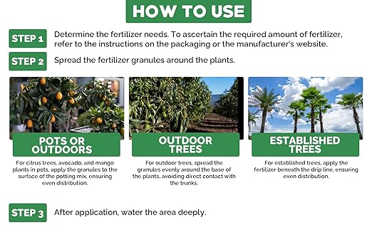 6-4-6 Avocado, Mango Citrus Tree Professional Fertilizer, Plant Food Outdoor/Indoor Gardening; Quick-Release Nitrogen Fertilizer; Orange, Lime, Avocado and Lemon Tree Fertilizer (1/2 QUART)