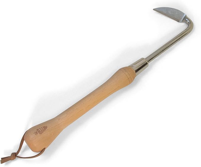 Carrot Design Cape Cod Weeder Hand Garden Weeding Tool - Stainless Steel