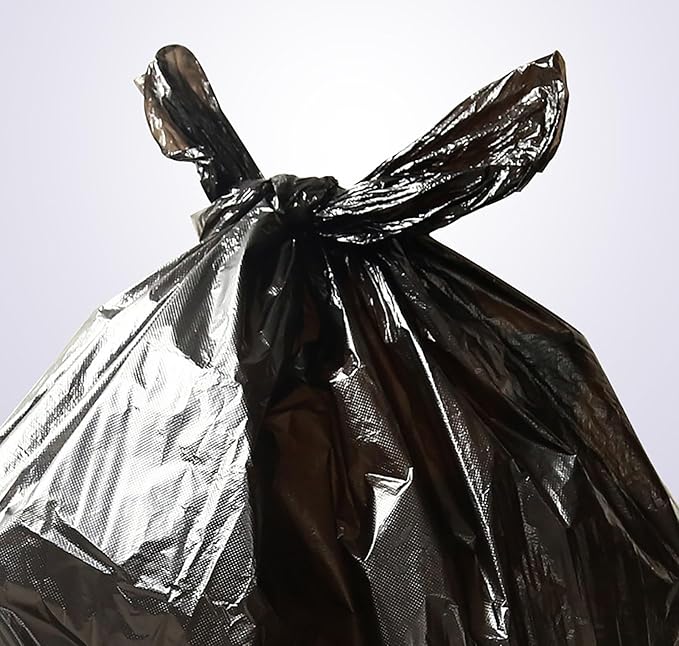 65 Gallon Trash Bags 1.8 Mil -50''x55'' Pack of 50 Thick Large Heavy Duty Multi-Use Garbage Bags Extra Large Strong Trash Can Liners for Office, Picnic,Kitchen, Bulk Bags (65 Gallon 50 Count)