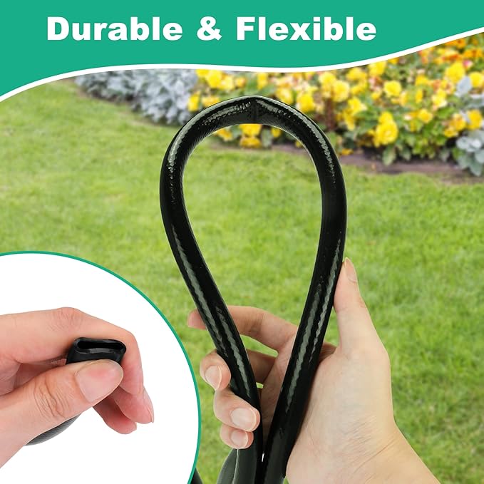 1/2 inch irrigation tubing, 50ft Polyethylene Irrigation Hose, Thick, Durable, and Flexible Drip Irrigation Tubing, Safe for Fish and Plants