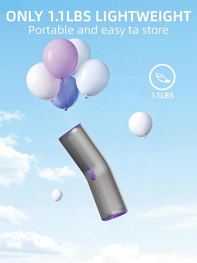 Handheld Vacuum Cordless, 4 in 1 Portable Mini Car Vacuum Cleaner with 15000pa Suction Power, 2 Suction Modes & Multi-Nozzles for Home Pet Office, Silver