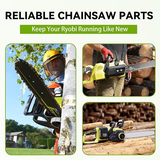 518865001 Oil Pump Drive Gear, for Ryobi RY3714、RY3716、RY3818 Chainsaw Oil Pump - 2 Pack