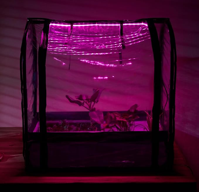 Mini Tabletop Garden Greenhouse Nursery Plant Cover Tent Humidity Domes for Indoor and Outdoor Home Gardening Germination and Seedling Propagation - 28x20x28 Inches(PLGH7050PD)