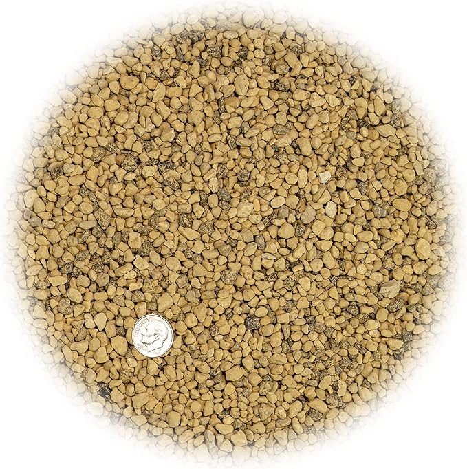 Pure Hard Akadama for Bonsai/Succulent Soil - (3mm-6mm) Small Grain for Cactus, Bonsai Plants Soil Amendment, Prevent Over Water, Provides Optimal Water Retention, Fast Drainage (3 Quart)