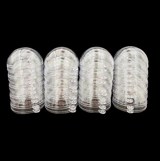 Acrylic Hollow Ball, Clear Plastic Fillable Ornaments Ball, DIY Clear Plastic Balls for New Years Present,Xmas Tree,Home Decoration,Wedding,Party (6cm/2.36inch,20pcs)