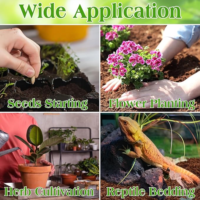 ZeeDix 200pcs(30mm) Coco Coir Pellets Potting Soil Indoor Plants, Compressed Coconut Coir Soil Pellets Seed Starting Pellets Soil Discs for Planting Flowers Bonsai Herbs Plants and Vegetables