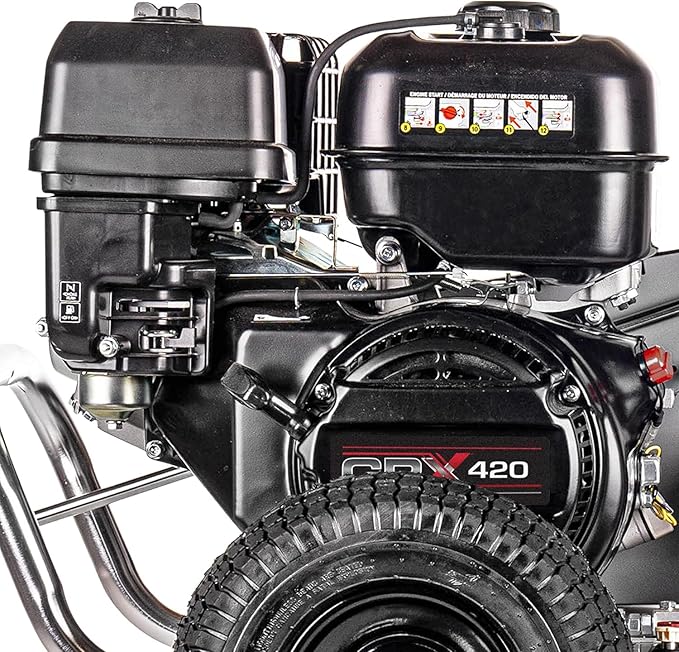 Simpson Cleaning ALWB60825 Aluminum Gas Pressure Washer Powered by Simpson, 4400 PSI at 4.0 GPM 60825