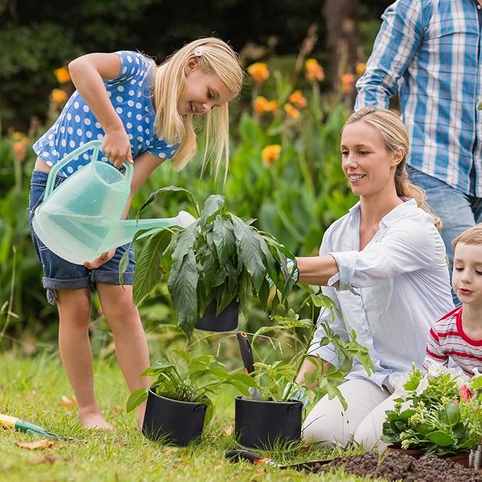 Delxo 20-Pack 10 Gallon Heavy Duty Aeration Thickened Nonwoven Fabric Pots Plant Grow Bags with Handles