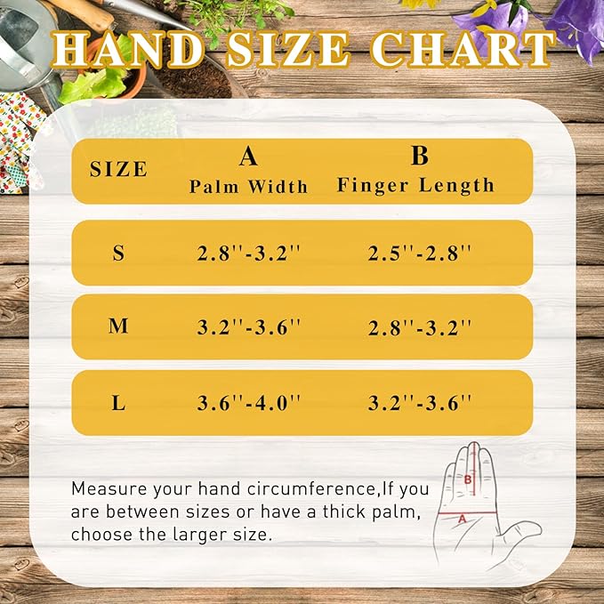 HANDLANDY Long Gardening Gloves for Men & Women, Cowhide Leather Rose Pruning Gloves, Breathable Thorn Proof Gauntlet Gloves (Brown-Cowhide, M)