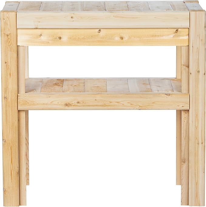 Greenes Fence Cedar Adjustable Storage Shelves, 31 in. x 16 in. x 30 in. - Made in USA with North American Cedar