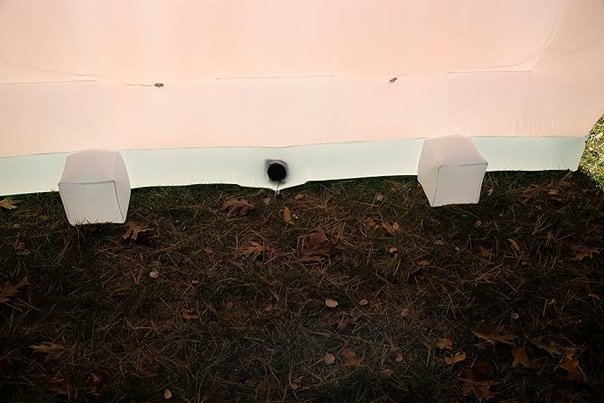 Rasta Imposta 9 Foot Merry Christmas Inflatable Yard Decoration Lawn Sign with Bright LED Lights Outdoor Weather Resistant - 9 x 5 FT Tall