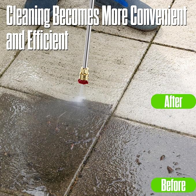 Pressure Washer -4800PSI Power Washer with 4 Quick Connect Nozzles, High Pressure Cleaning Machine with Foam Cannon for Car/Garage/Patio Home Cleaning