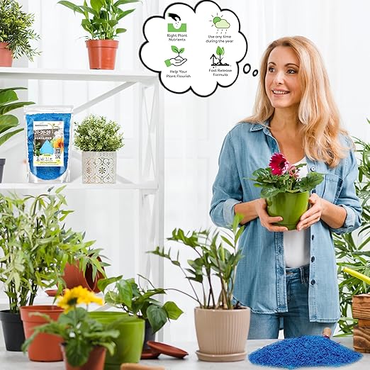 20-20-20 Water-Soluble Fertilizer โ Powder for Liquid Plant Food for Indoor & Outdoor Plants, Orchids, Vegetables, Lawns, Flowers โ 20 20 20 Fertilizer (5 QUARTS)