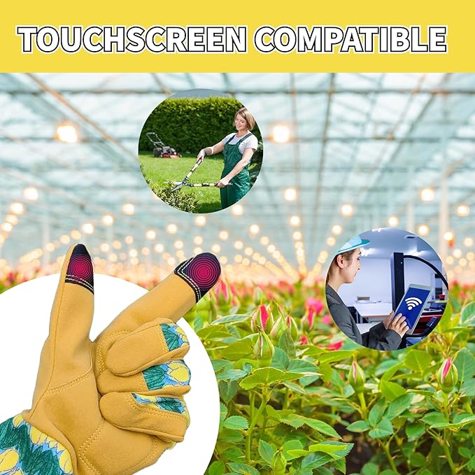 Gardening Gloves for Women and Men, Thorn Proof&Puncture Resistance Garden Gloves,Gauntlet Gloves,Gifts