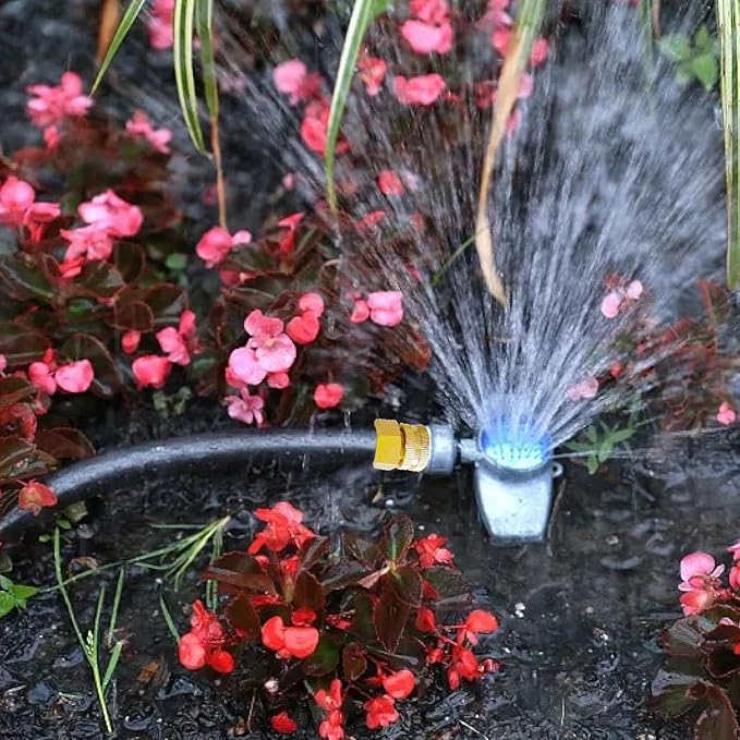 YOUHO Garden Hose Adapter Double Female Brass Swivel Thread Size 1/2" NPT (F) to 3/4" NH (F) Garden Pipe Joint Extension Repair Fitting(1 Pack)